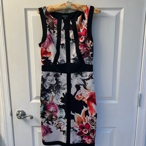 Multicolor Bebe mini dress